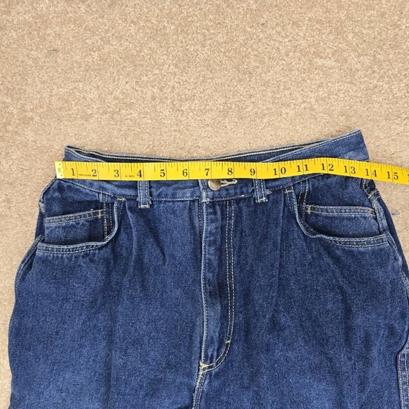 VTG 80s 90s Gitano Womens Mom Jeans Sz 16 Long Pleated High Rise Y2K Indie - Picture 7 of 9